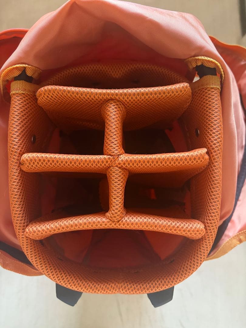 ZOY オレンジ スタンドゴルフバッグ レディース