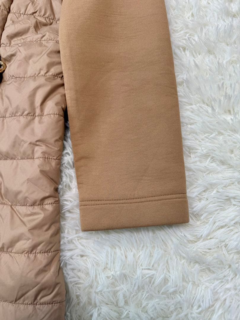 m's gracy コート　中綿　切り替え　キルティング　ベージュ　2024AW