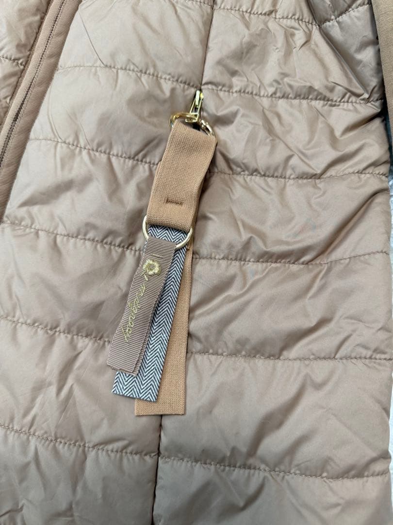 m's gracy コート　中綿　切り替え　キルティング　ベージュ　2024AW