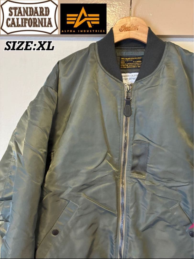 激レア‼️⭐️ ALPHA × Standard California MA-1 ⭐️