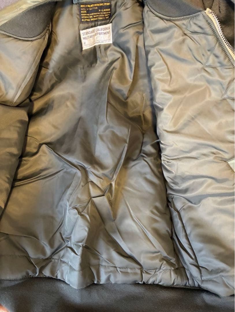 激レア‼️⭐️ ALPHA × Standard California MA-1 ⭐️