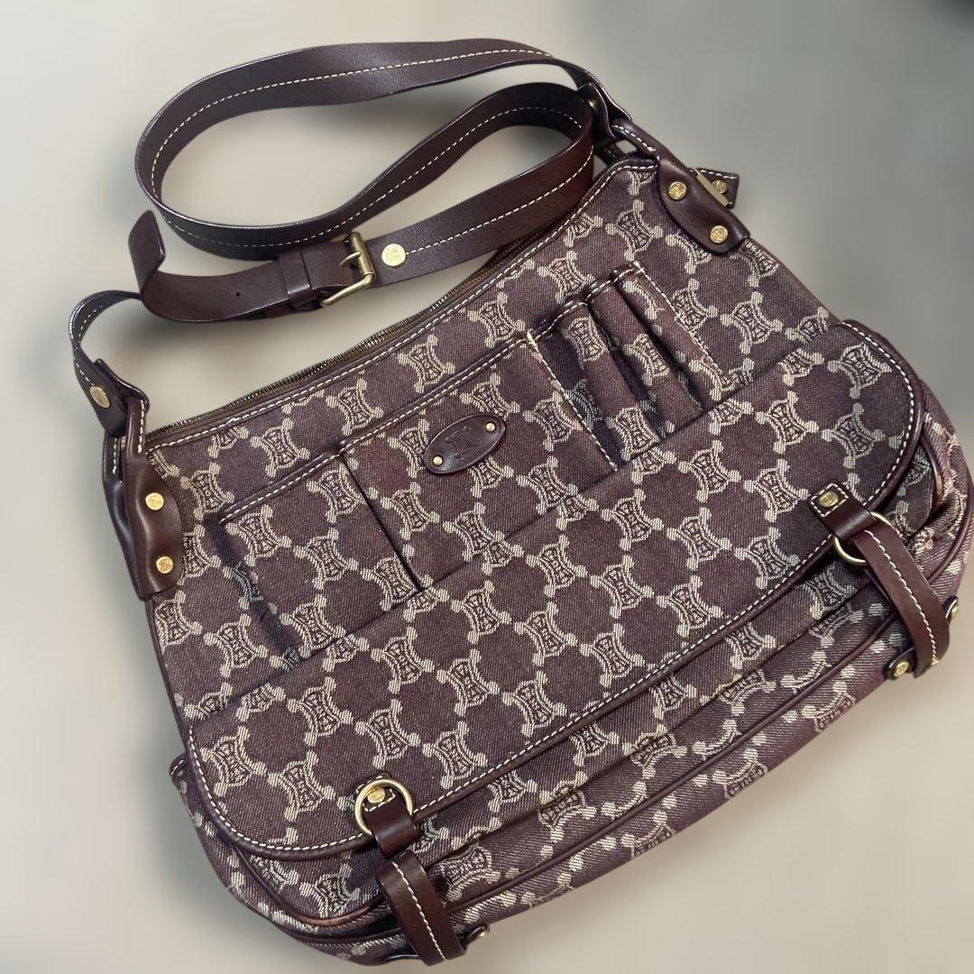 セリーヌ　マカダムショルダーバッグ