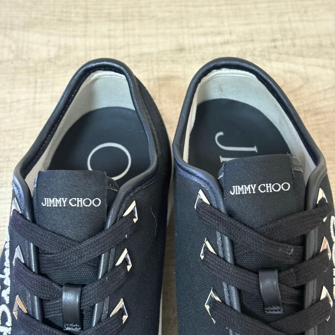 JIMMY CHOO PALMA MAXI 厚底 スニーカー 23cm ブラック