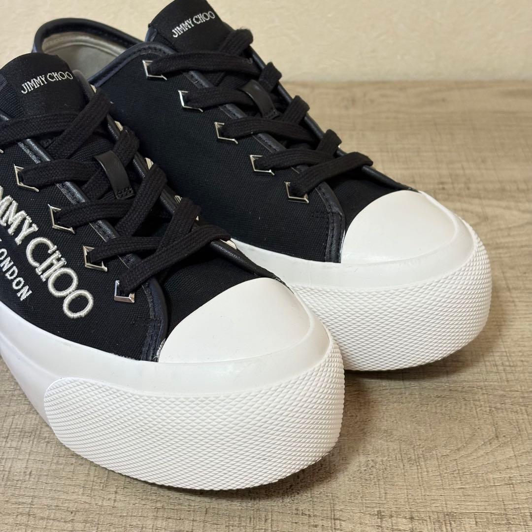 JIMMY CHOO PALMA MAXI 厚底 スニーカー 23cm ブラック