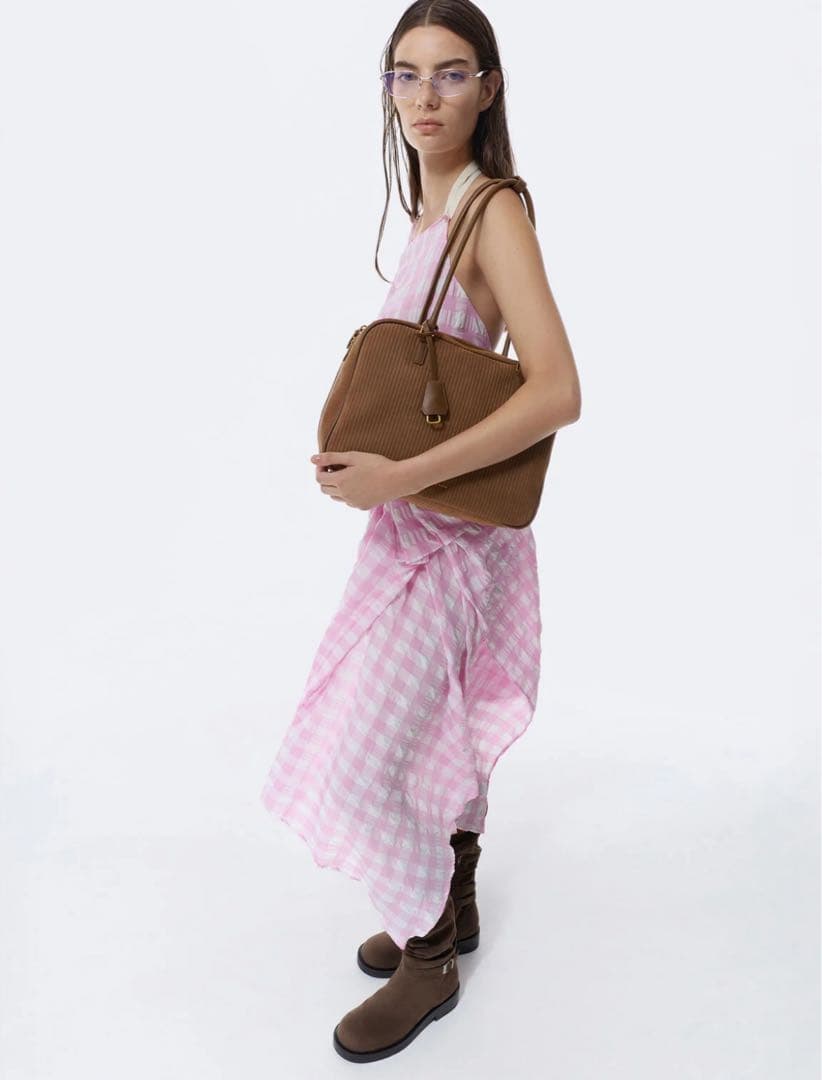 charles & keith Sianna ラージシアンナ ボウリングバッグ