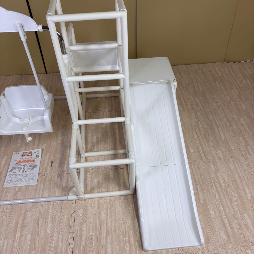 ☆除菌清掃済☆　野中製作所　プレミアムおりたたみロングスロープキッズパーク　白