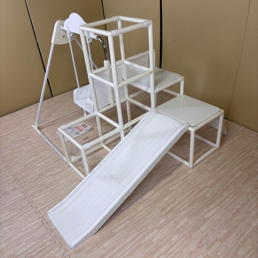 ☆除菌清掃済☆　野中製作所　プレミアムおりたたみロングスロープキッズパーク　白