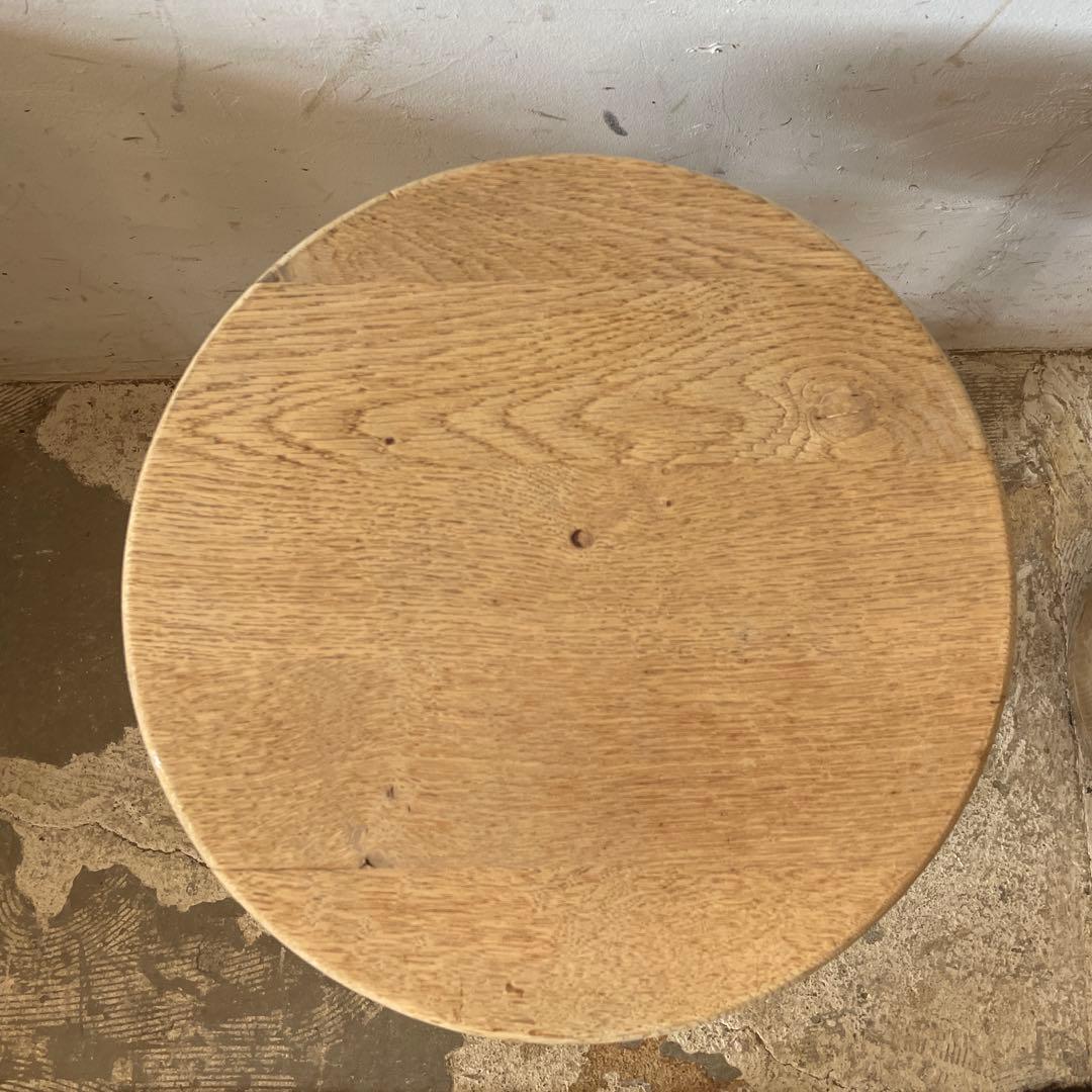 ビンテージ　スツール　サイドテーブル ベッドサイドテーブル　　剥離