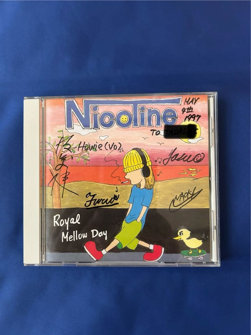 【レア】Nicotine  Mellow Day ニコチン サイン入り