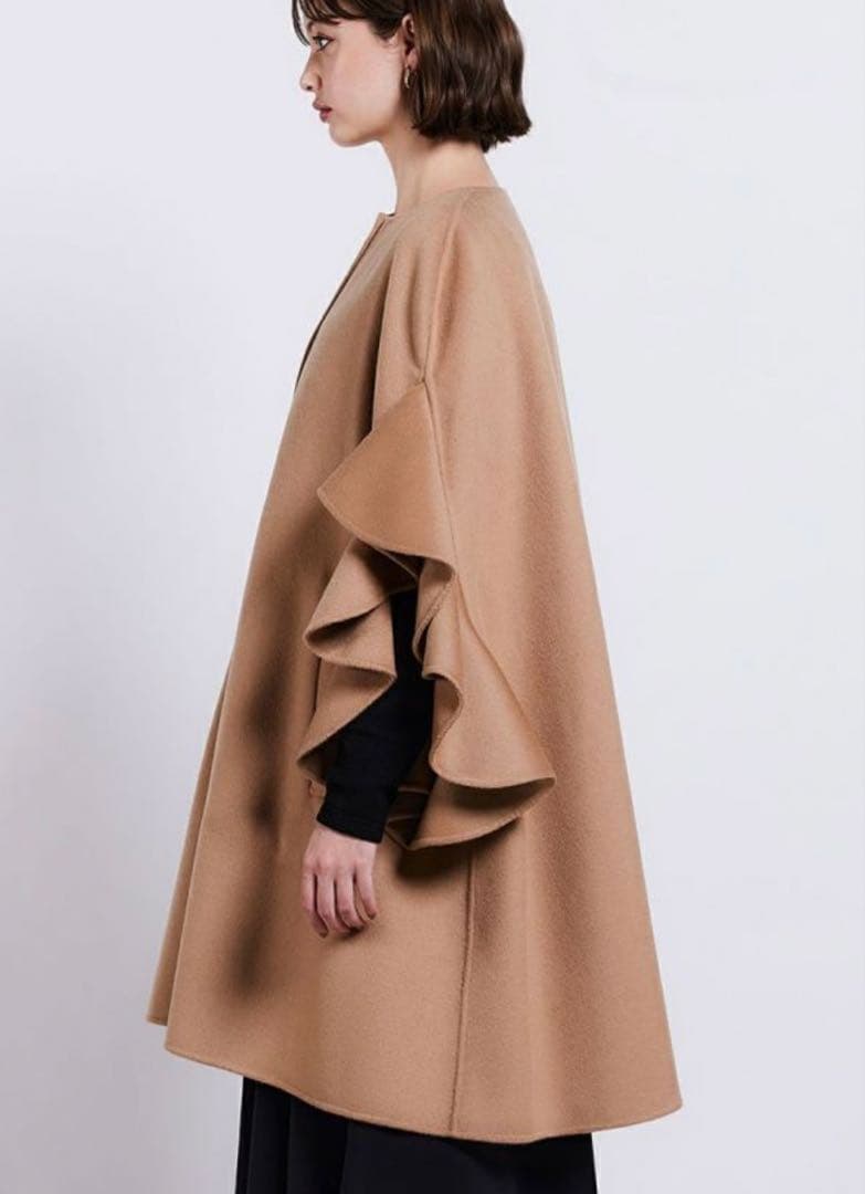 ☆sov./ダブルスタンダードクロージング☆フリルスリーブポンチョ☆