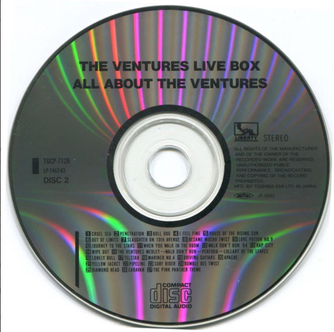 シールド新品‼️『ベンチャーズ・ライヴ・ボックス』60年代来日公演コンプリート