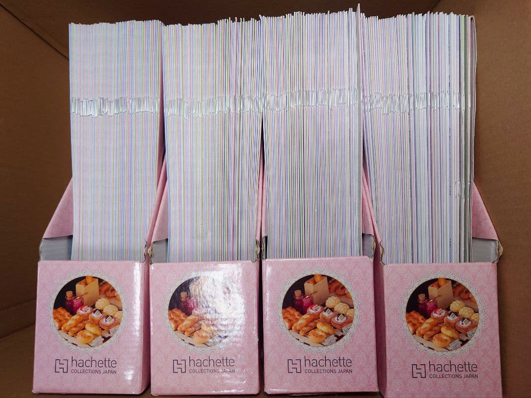 Hachette 樹脂粘土でつくるミニチュアフード 全240巻 開封済