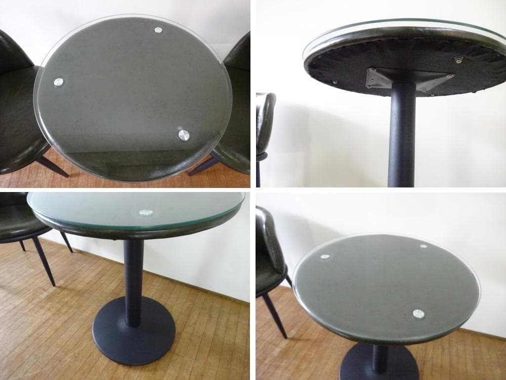 waiyaoreya　　3点セット　ラウンドテーブル+チェア2脚　美品