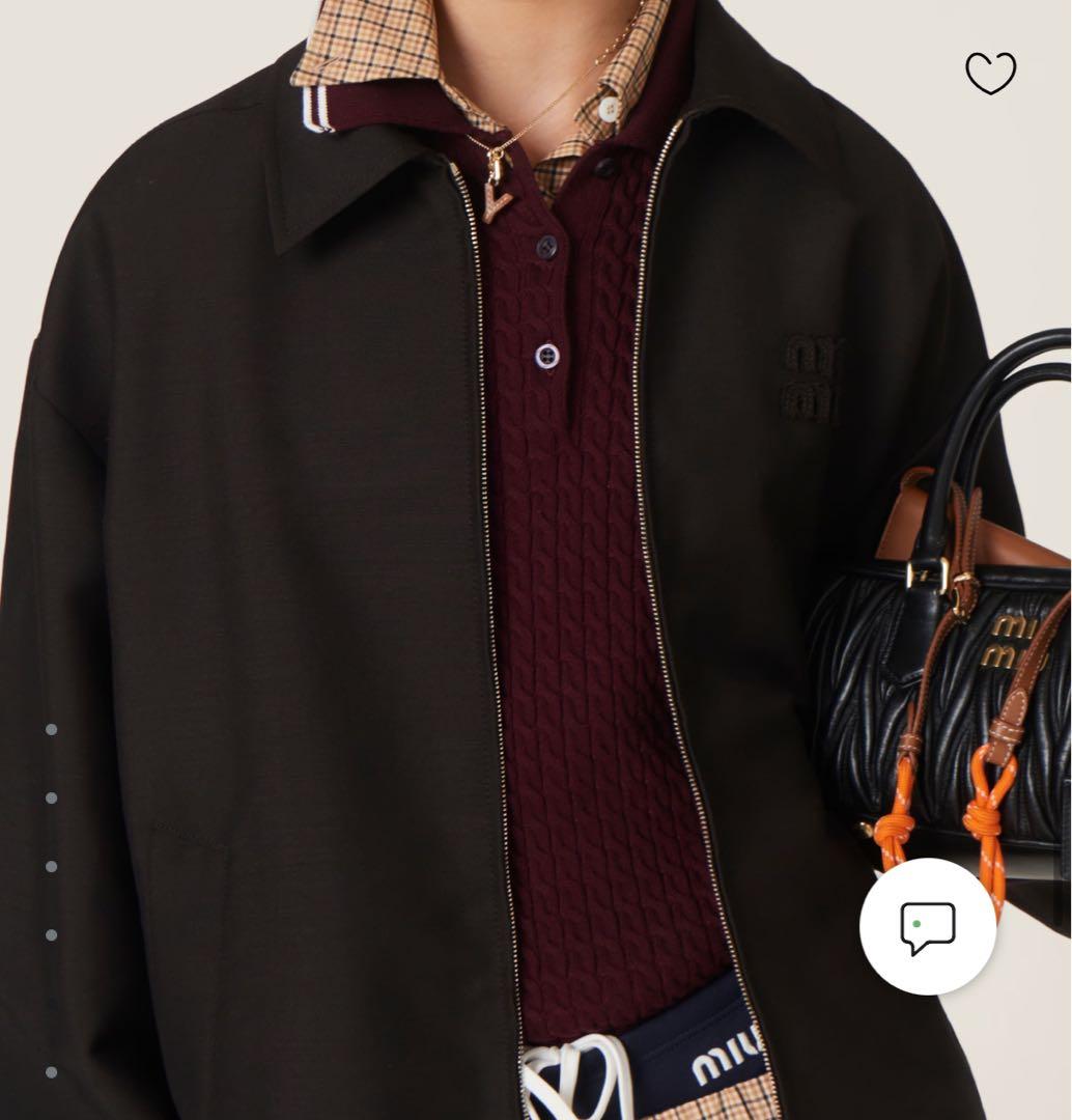 MIUMIU モヘアブルゾン　40