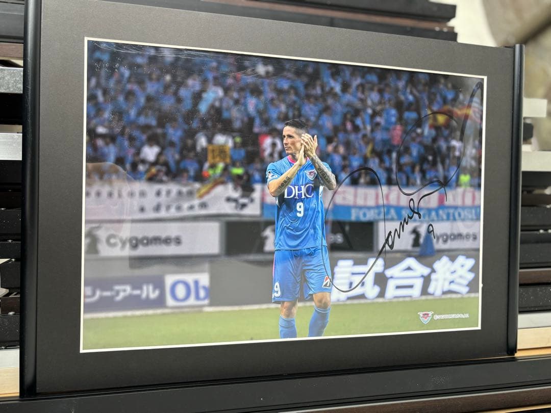 サガン鳥栖　フェルナンドトーレス　サイン　アクションショット