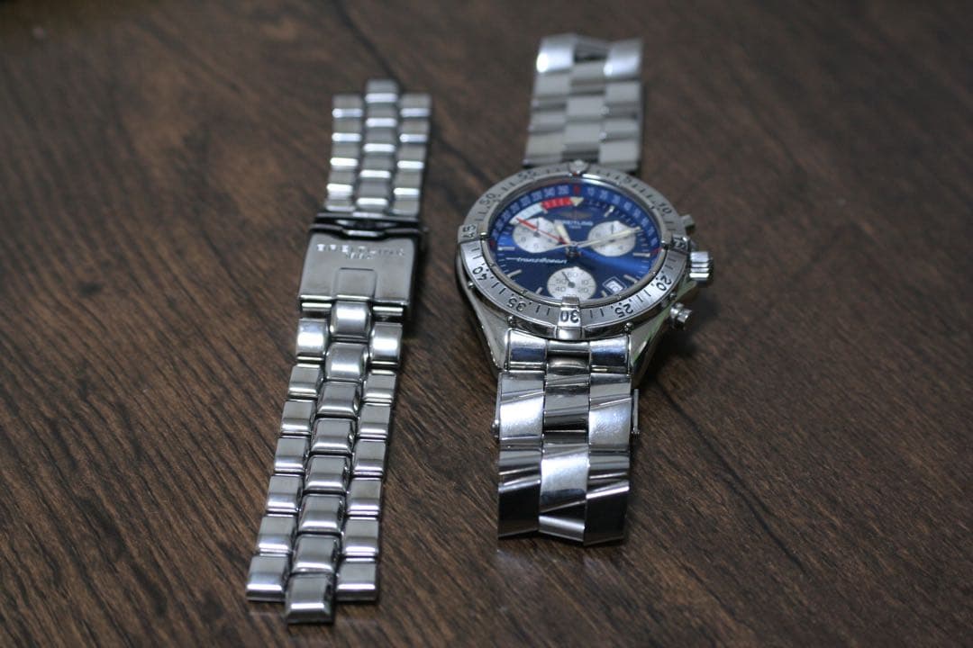 【ベルトのみ】ブライトリング　純正ステンレスベルト　20mm