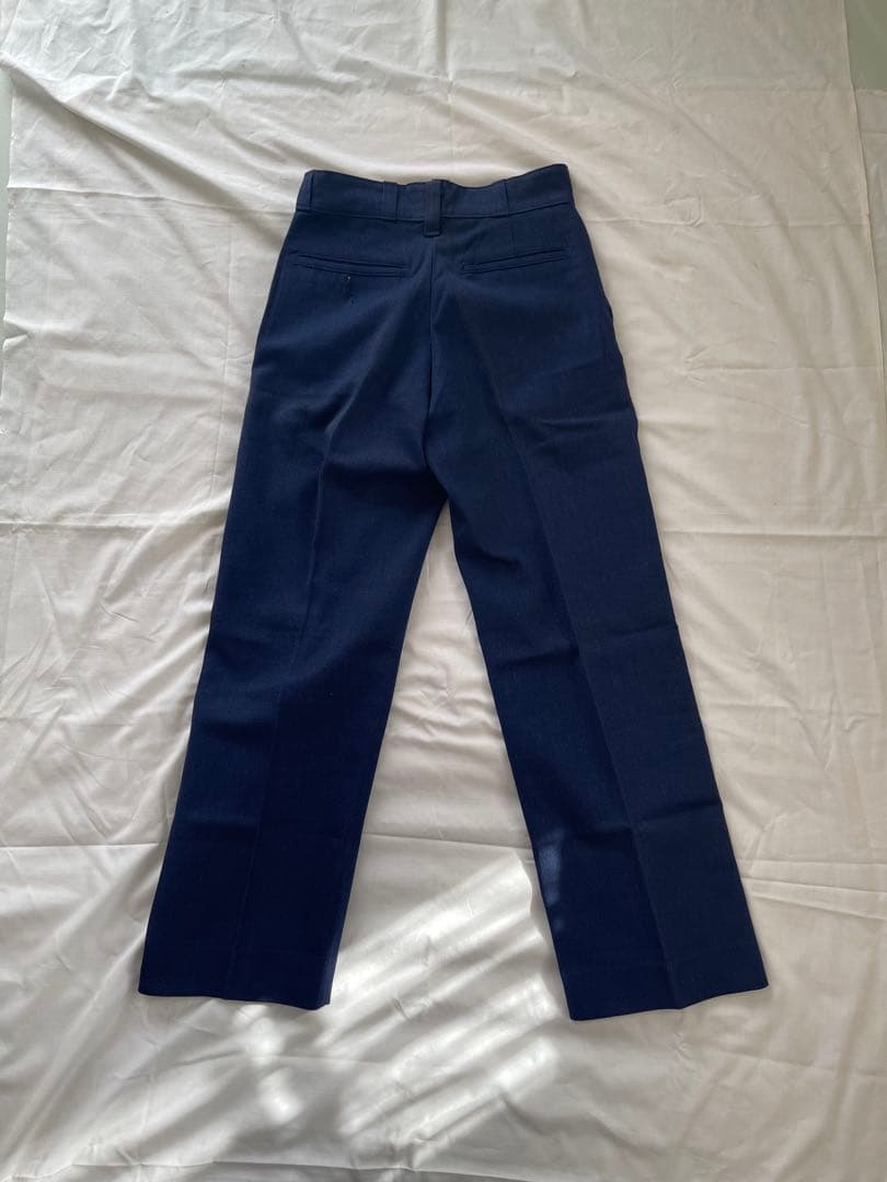 50s ウィップコード　トラウザーズ　ネイビー　デッドストック