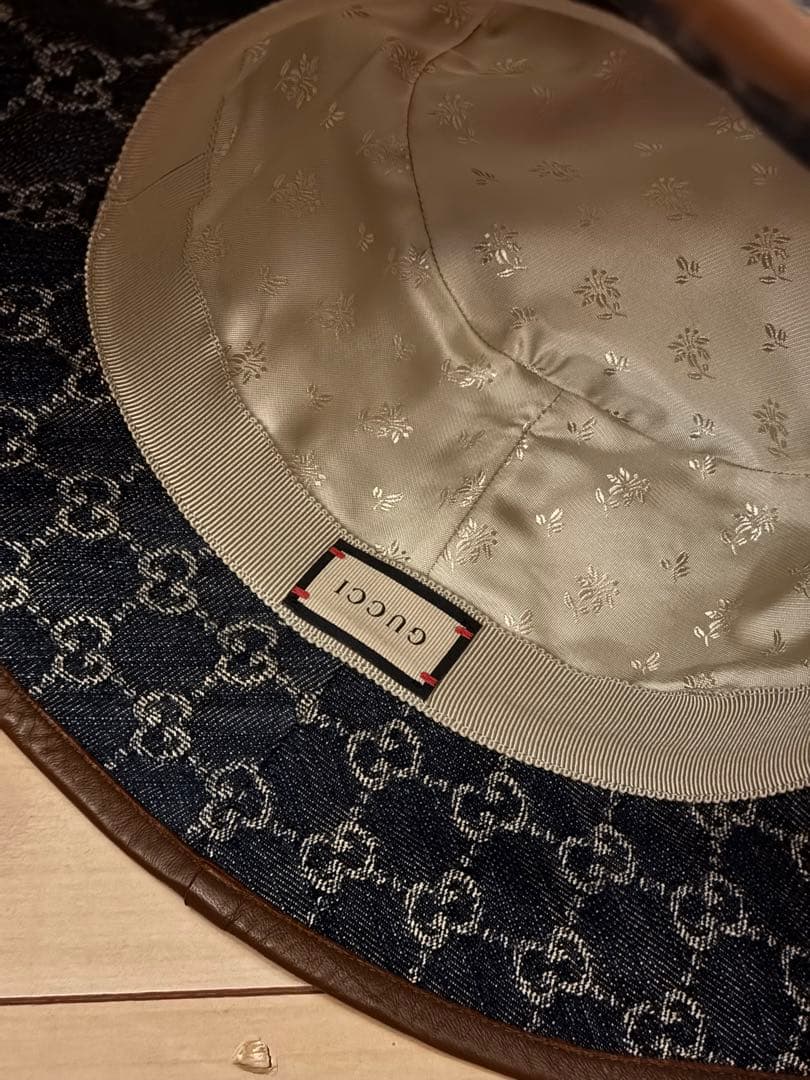 GUCCI GGパターン バケットハット L