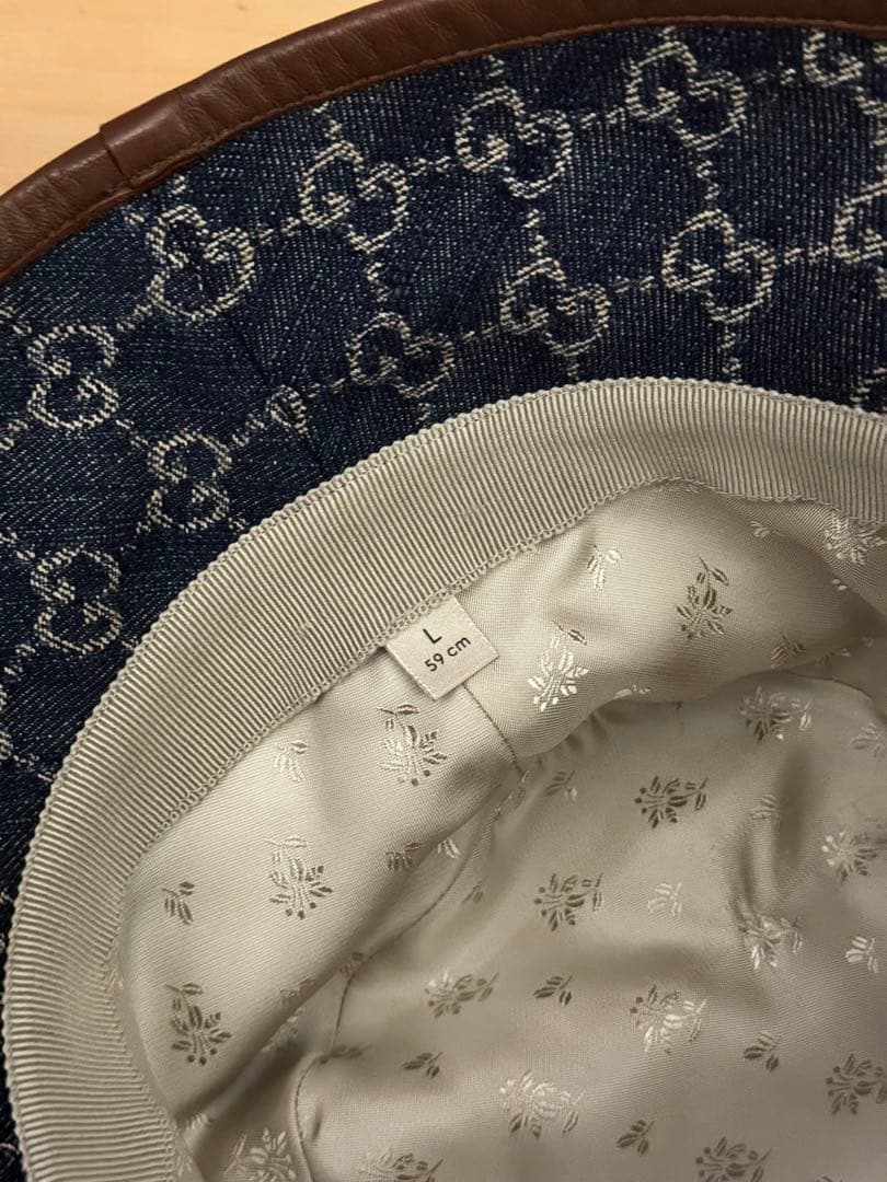 GUCCI GGパターン バケットハット L