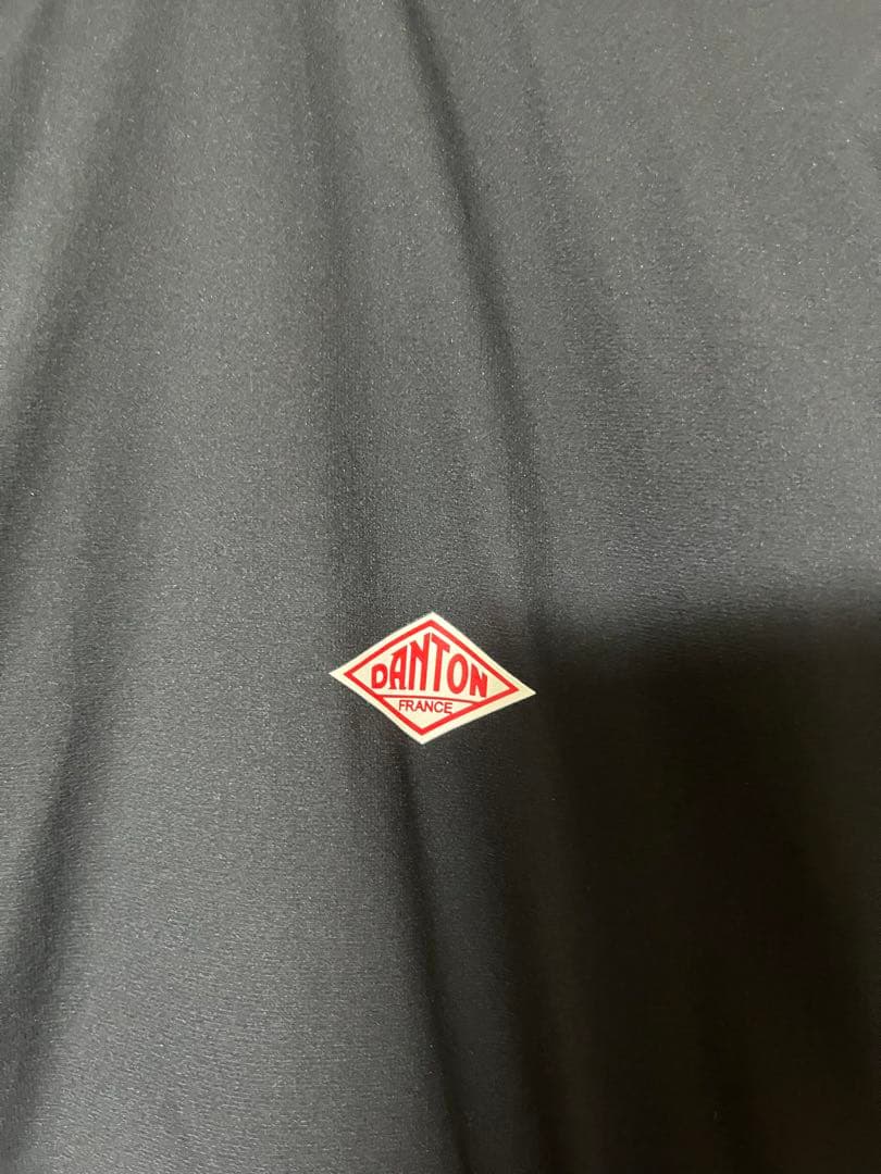 DANTONインサレーションノーカラー黒ジャケット