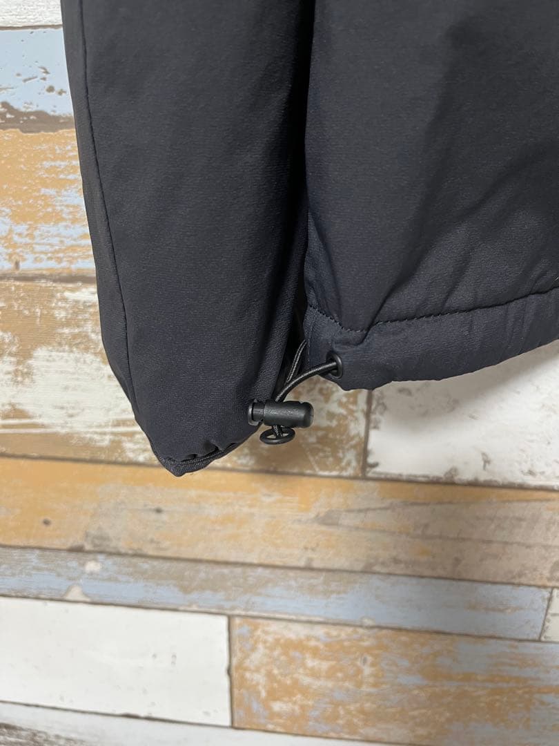 DANTONインサレーションノーカラー黒ジャケット