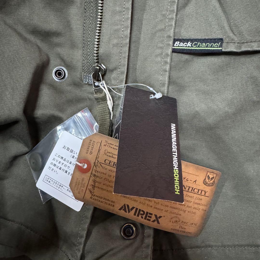 【新品未使用】BACK CHANNEL×AVIREX M-65 サイズXXL