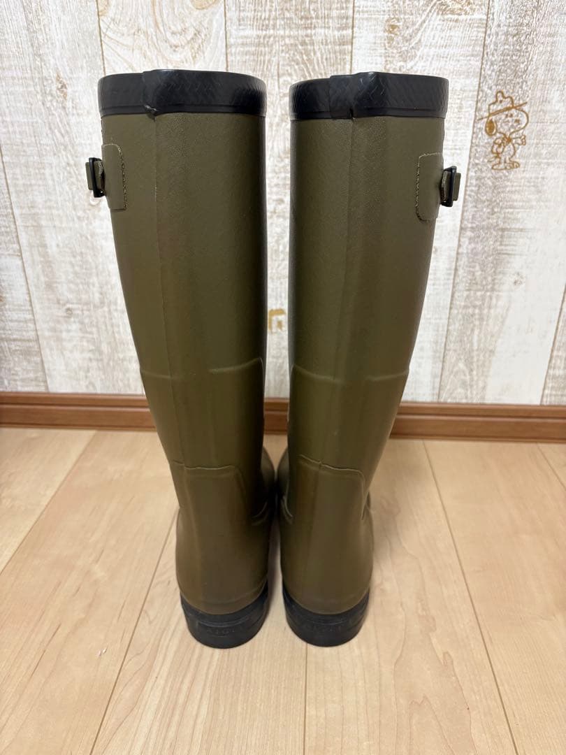 26.5〜27㎝★美品AIGLEレインブーツ42 エーグルラバーブーツ 長靴
