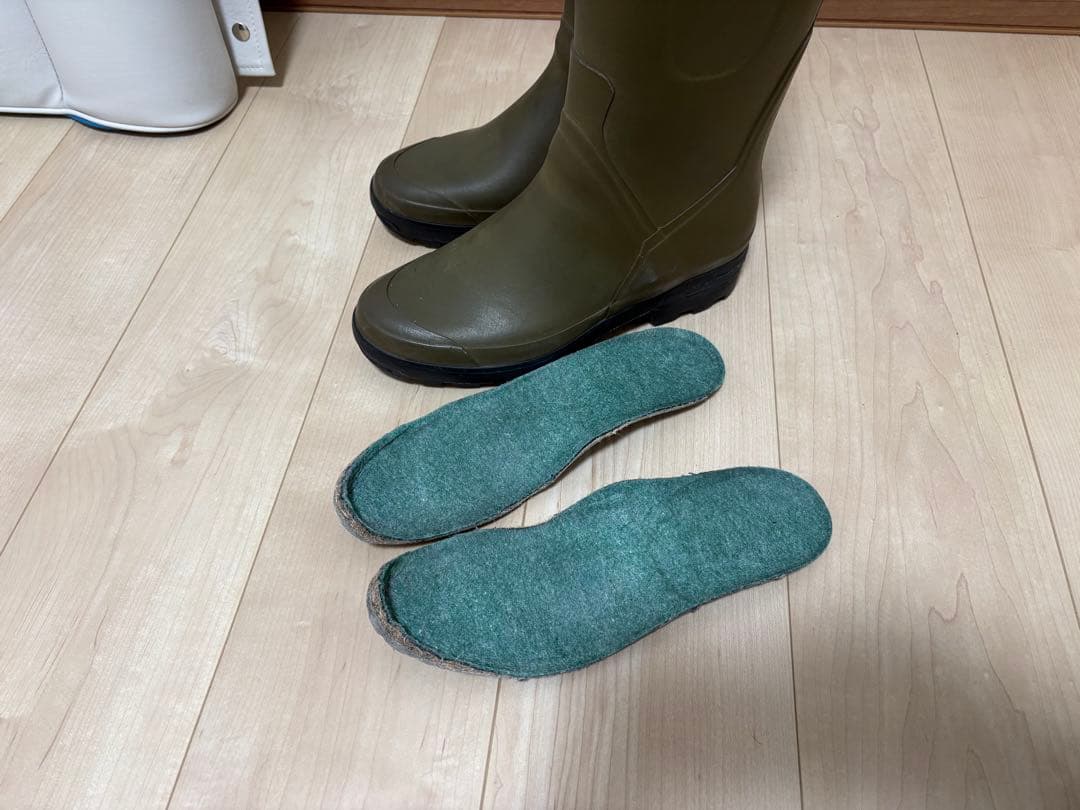 26.5〜27㎝★美品AIGLEレインブーツ42 エーグルラバーブーツ 長靴