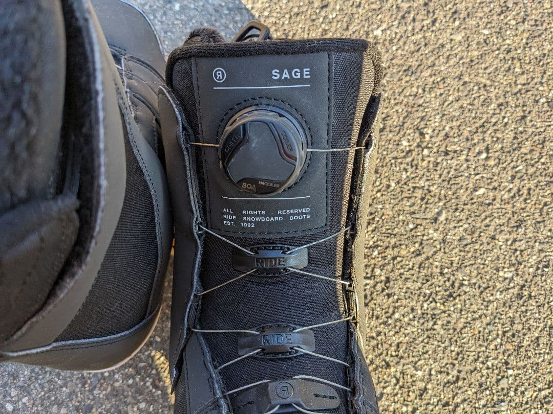 スノーボードブーツRIDE SAGE US 6 23㌢