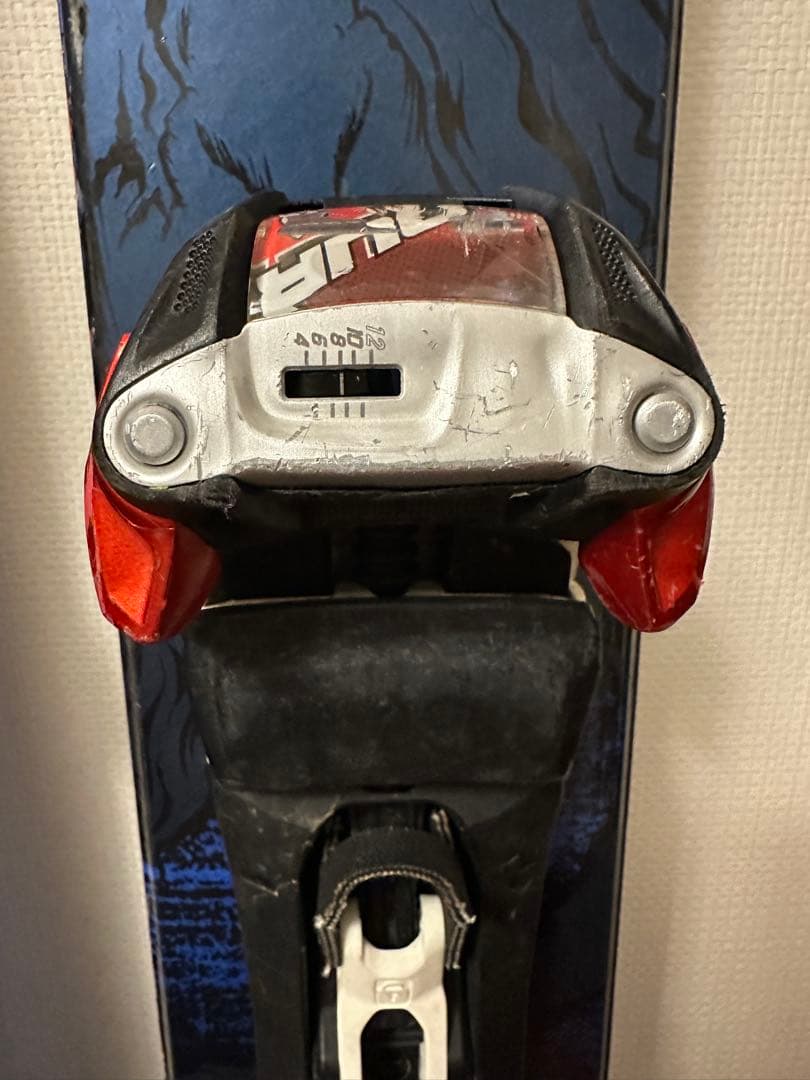 バックカントリー　スキー板　K2 120mm幅・ツアービンディング・シール付