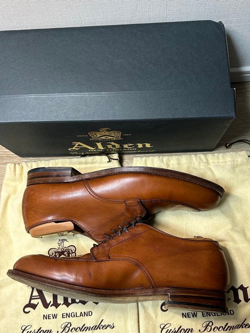 【専用】Alden Vチップ　LeatherSoul ブラウン　8 1/2
