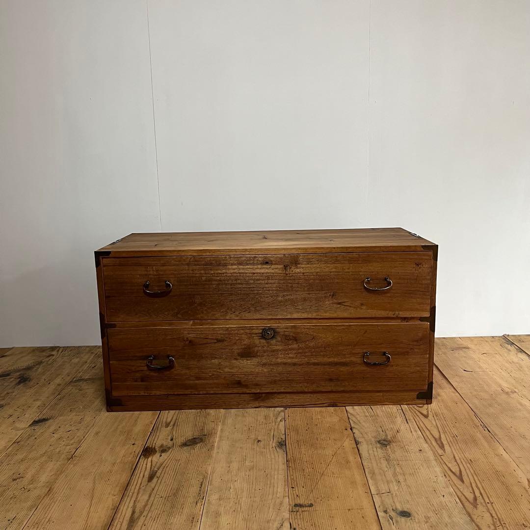 アンティーク タンス チェスト テレビ台 ローボード 展示台 z724