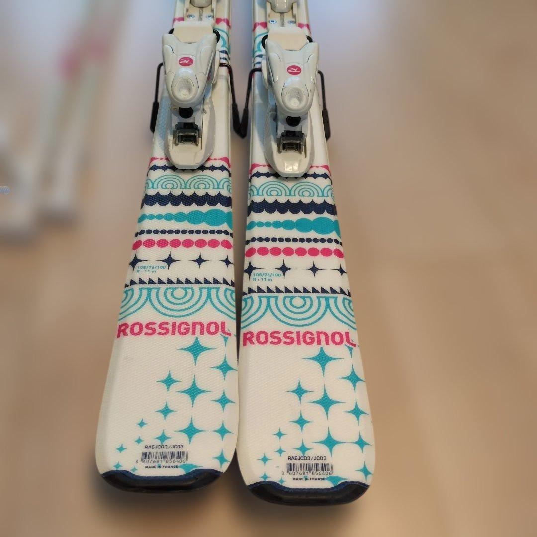 ロシニョール　スキー板128　 ストック80 セット
