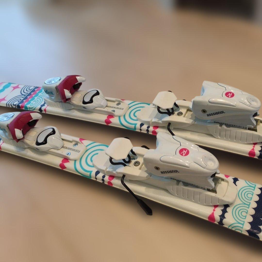 ロシニョール　スキー板128　 ストック80 セット
