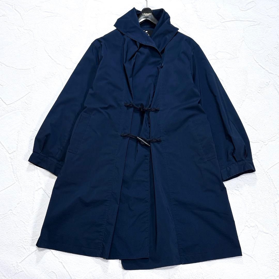 ポワンリーニュ　センソユニコ　スプリングコート　トグルボタン　ロング　近年