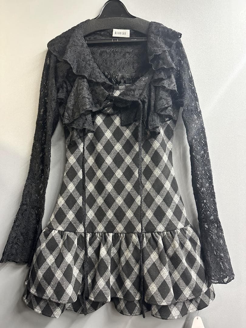 新品 BUBBLES バブルス レースアンサンブルワンピース