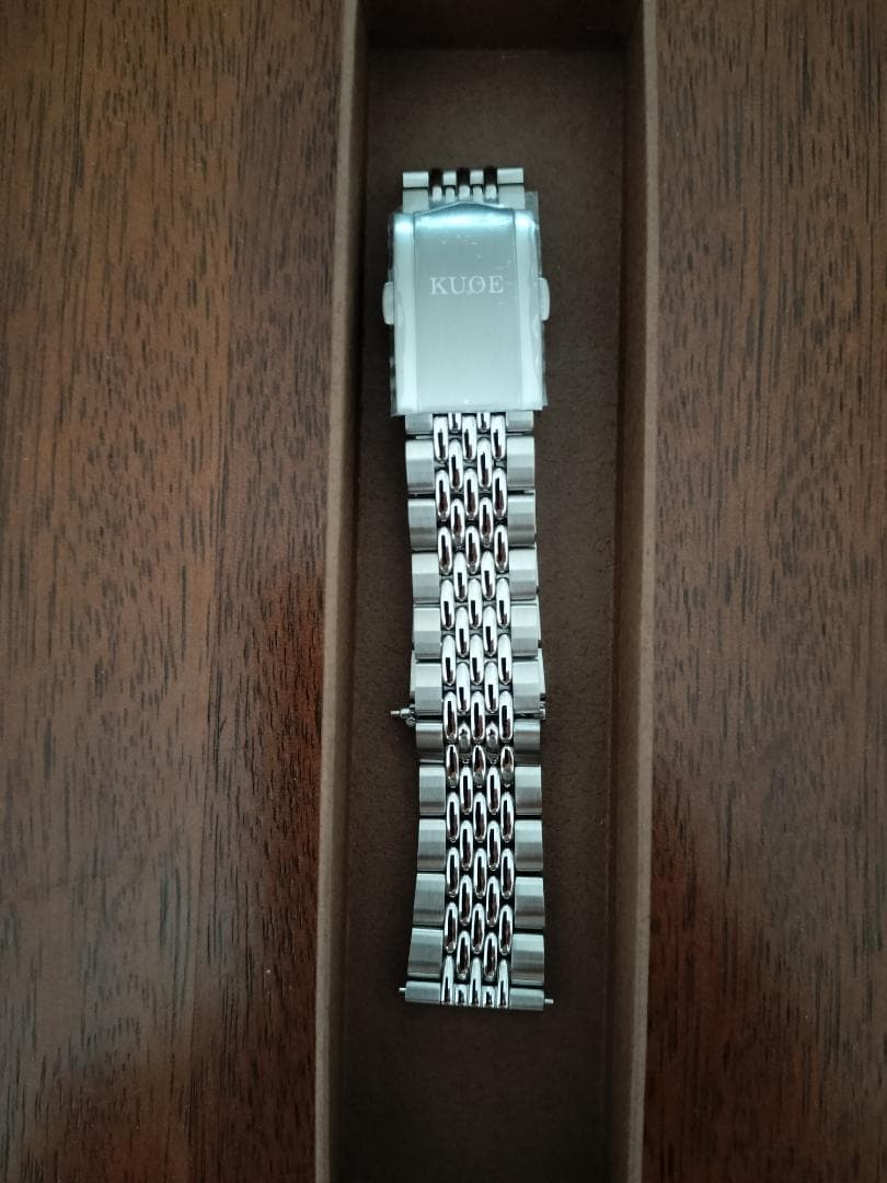 【未使用】KUOE クオ　ステンレス ブレスレット ベルト調節工具付き