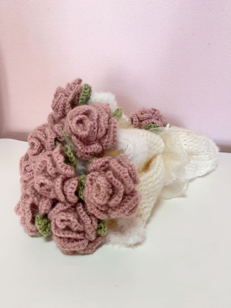 ブーケブランケット[薔薇] 花束ブランケット　フラワーブランケット　インテリア