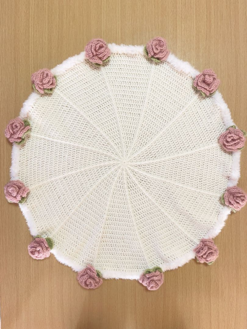 ブーケブランケット[薔薇] 花束ブランケット　フラワーブランケット　インテリア