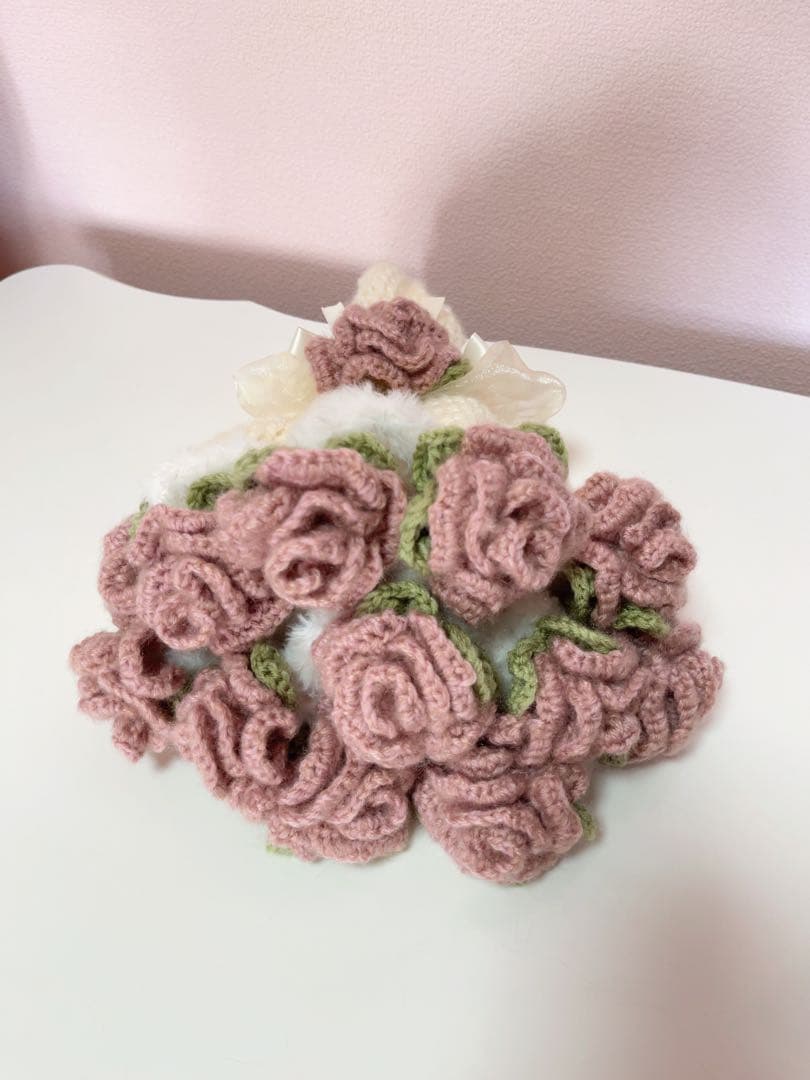 ブーケブランケット[薔薇] 花束ブランケット　フラワーブランケット　インテリア