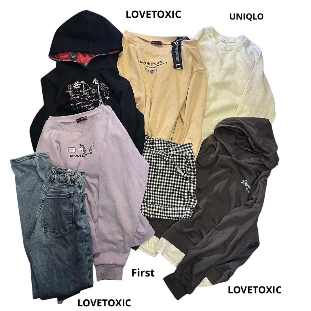 まとめ売り 女の子【160cm】25枚 ブランド多数 子供服 お着替え 秋冬服