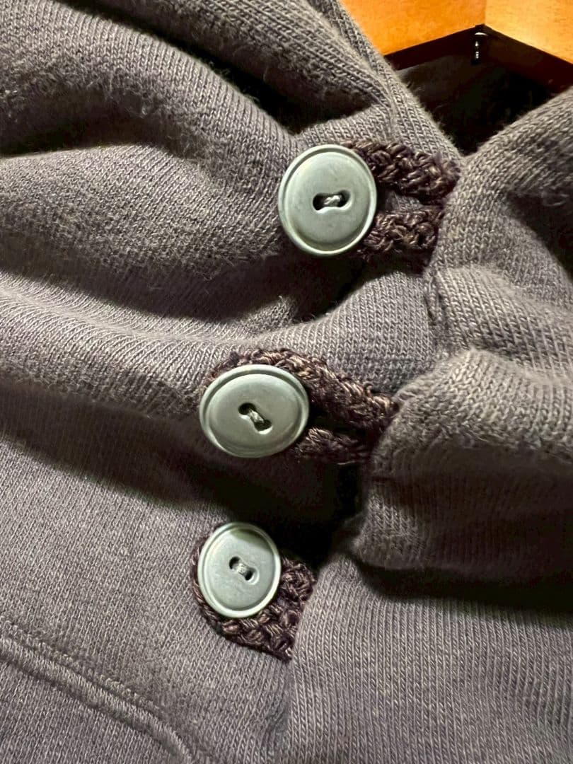 KAPITAL フード付きパーカー グレー