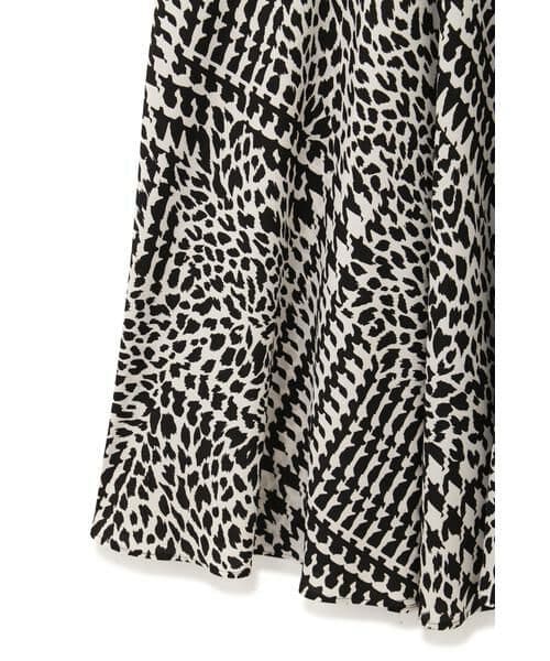 【美品】ハウンドトゥースプリントワンピース