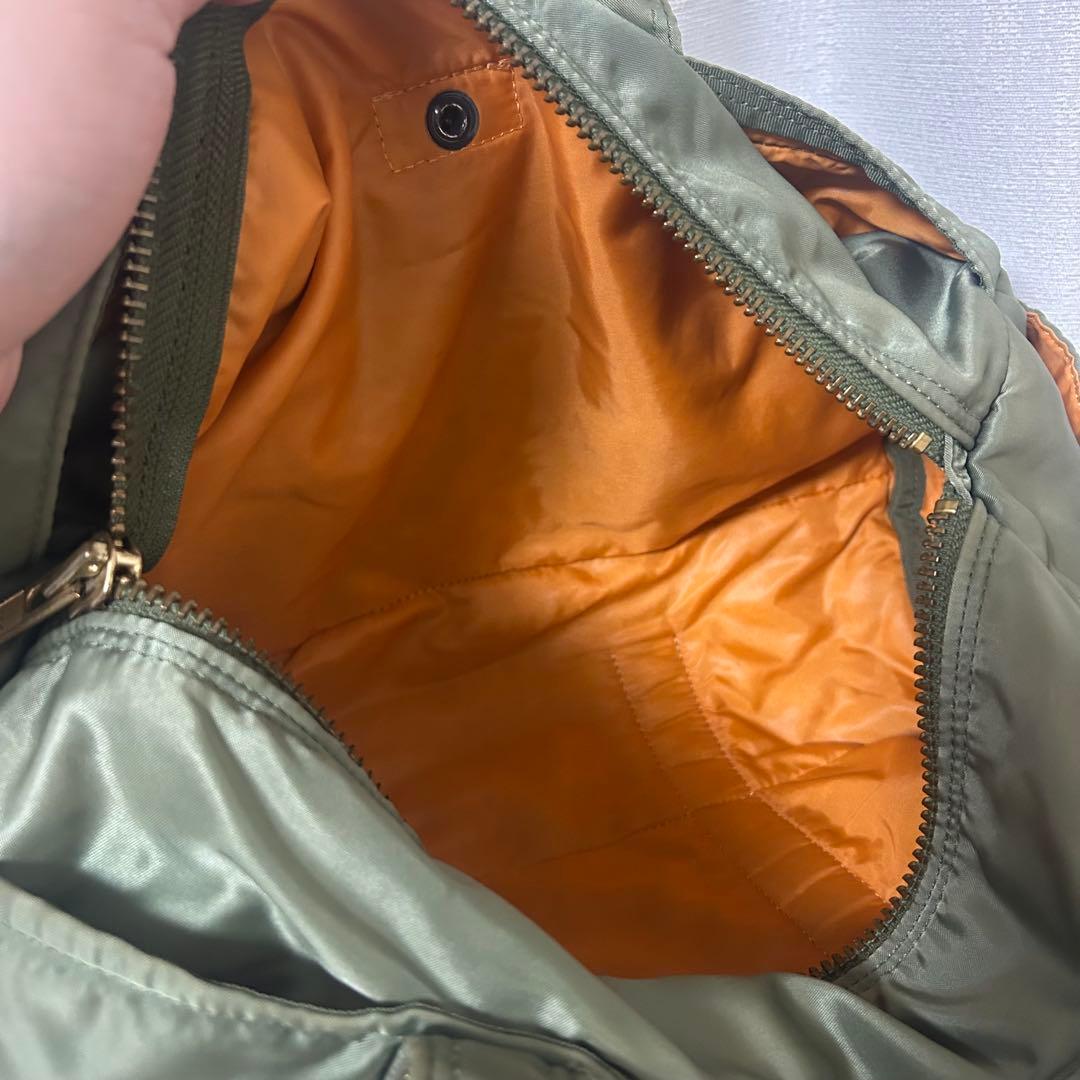 超美品　希少 ポータータンカー ダッフル ミニボストンバッグSセージ 吉田カバン