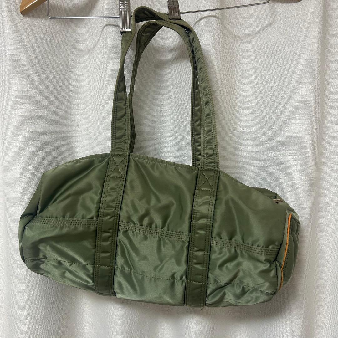 超美品　希少 ポータータンカー ダッフル ミニボストンバッグSセージ 吉田カバン