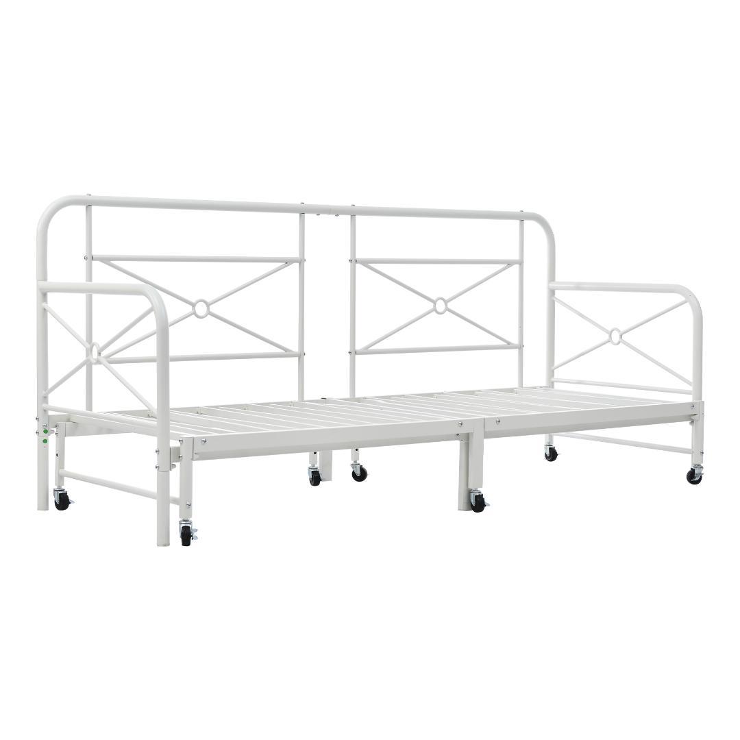 2COLOR選べ！伸長式デイベッド耐荷重250kg 2way ベッドフレーム