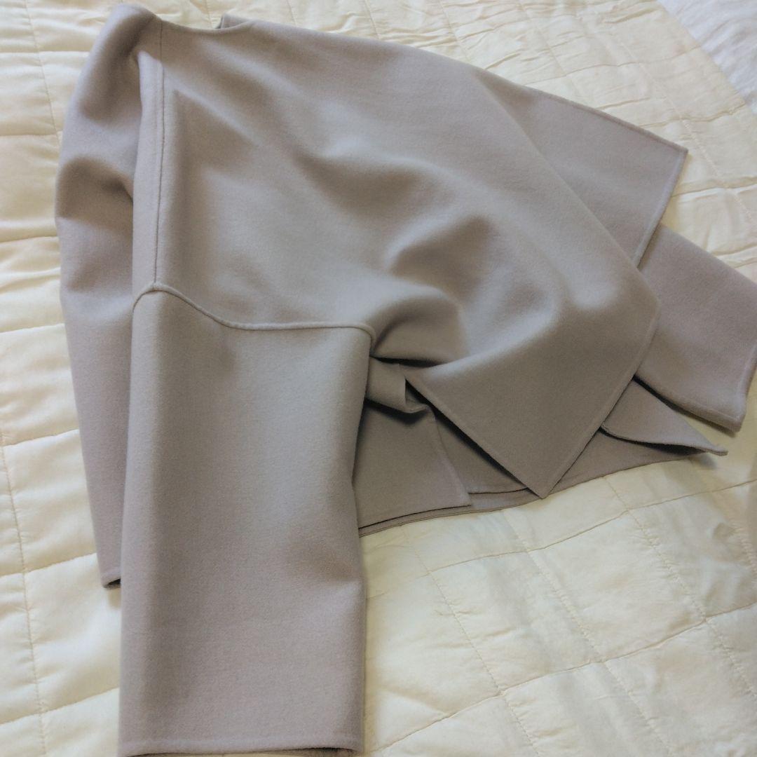 ノーカラージャケット　ポンチョ