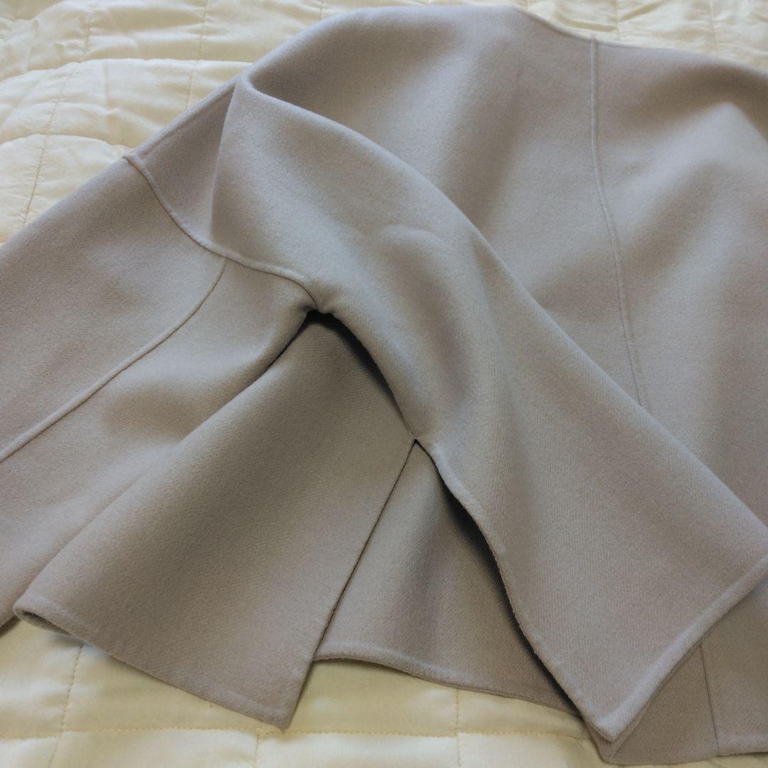 ノーカラージャケット　ポンチョ