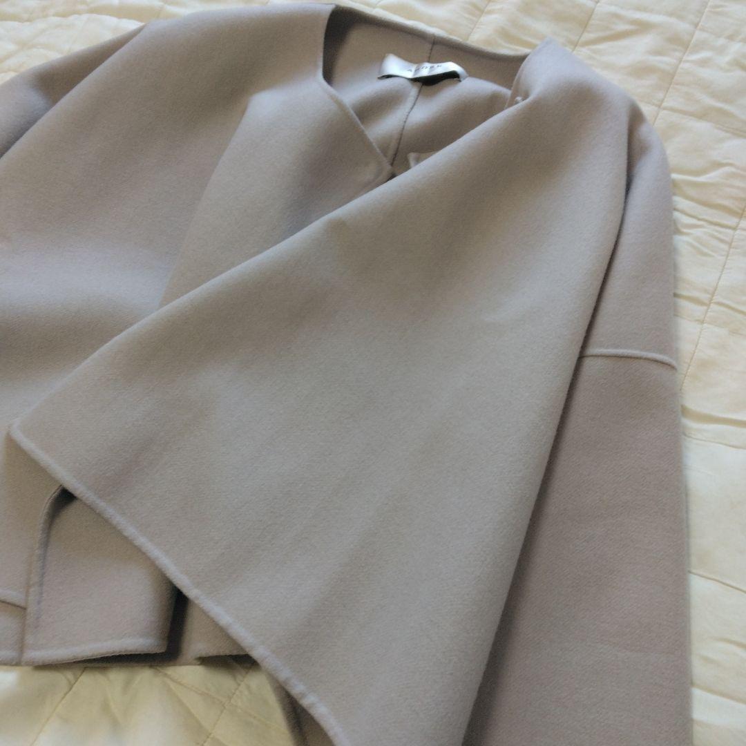 ノーカラージャケット　ポンチョ