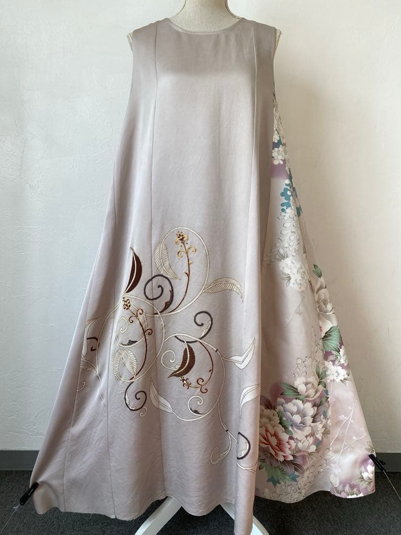 3236 着物　リメイク　ドレス　ワンピース